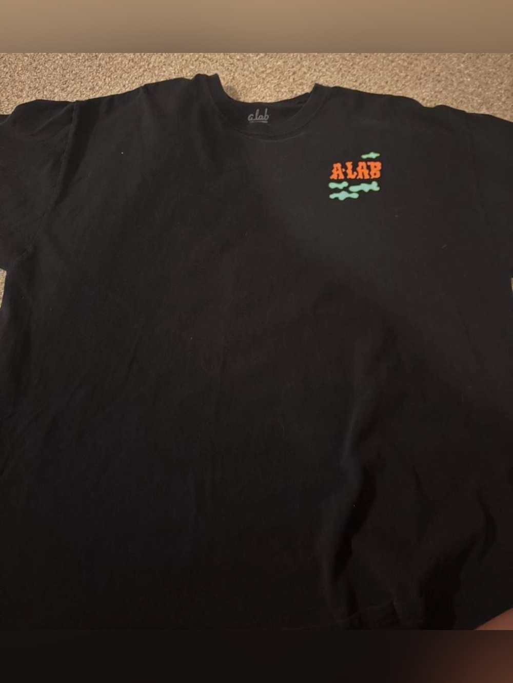 A.LAB black everything ends tee